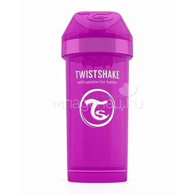 Поильник Twistshake Kid Cup 360 мл (с 12 мес) фиолетовый 1