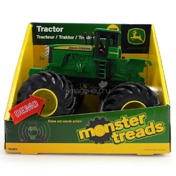 Игрушка Tomy Трактор Monster Treads с большими колесами с вибрацией и звуком