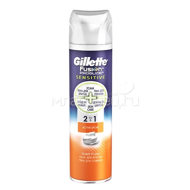 Пена для бритья Gillette 250 мл Fusion ProGlide для чувствительной кожи 0