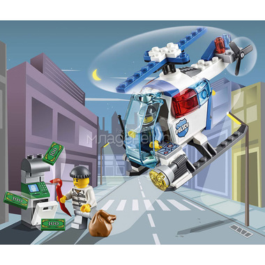 Конструктор LEGO Junior 10720 Погоня на полицейском вертолете 4