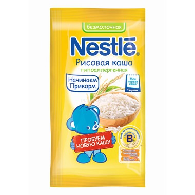 Каша Nestle безмолочная 20 гр Рисовая (1 ступень) 0