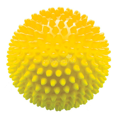 Набор мячей ежиков МалышОК 12 см (в подарочной упаковке) желтый + зеленый 2