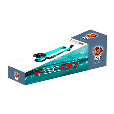 Самокат Y-SCOO 35 MAXI FIX Simple Aqua 6