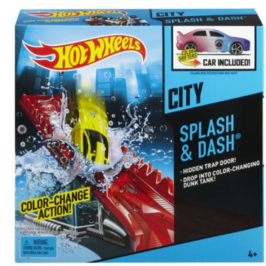 Игровой набор Hot Wheels Ловушка серия Color Shifters Splash & Dash 0