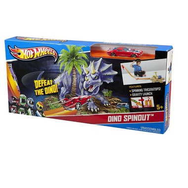Игровой набор Hot Wheels Треки Эффектный трюк Dino Spinout 0