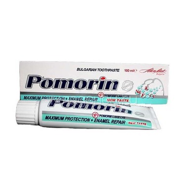 Зубная паста Pomorin Максимальная защита и восстановление эмали 100мл №1 0