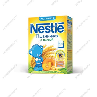 Каша Nestle молочная 250 гр Пшеничная с тыквой (1 ступень) 0