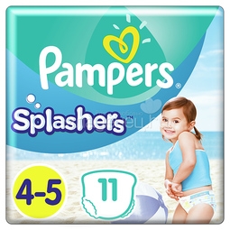 Трусики для плавания Pampers Splashers размер 4-5 (9-15 кг), 11 шт