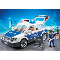 Игровой набор Playmobil Полицейская машина со светом и звуком