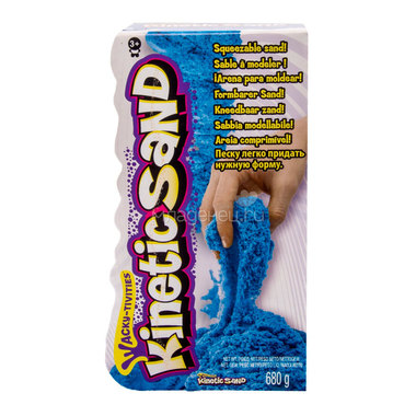 Кинетический песок Kinetic sand Голубой 0