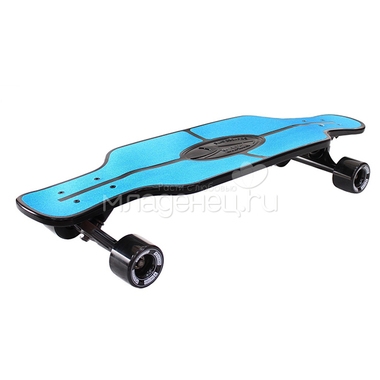 Скейтборд Y-SCOO Longboard Shark TIR 31" пластик 79х22 с сумкой Blue/Black 1