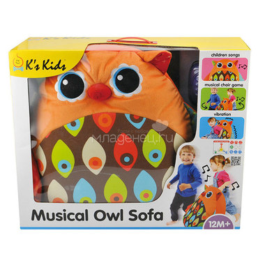 Развивающая игрушка K's Kids Музыкальная сова 2