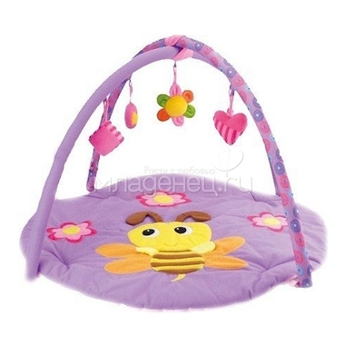 Коврик Облако заботы с погремушками в сумочке Пчёлка Фиолетовый 0