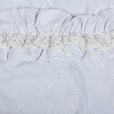 Одеяло на выписку Alis с поясом, поликоттон Белый 2