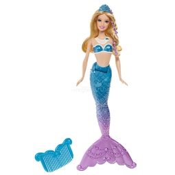 Кукла Barbie Русалки подружки с аксессуарами Серия Жемчужная принцесса С синим хвостом