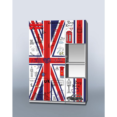 Шкаф Кроватка5 с дверками Британия 2