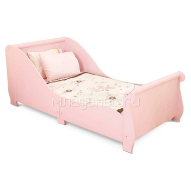 Кровать KidKraft Sleigh, розовая 0