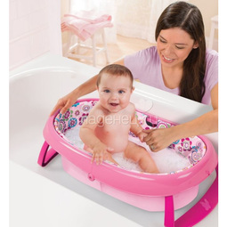 Ванна Summer Infant складная Easy Store, розовая