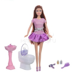 Кукла Defa C аксессуарами в ванной комнате