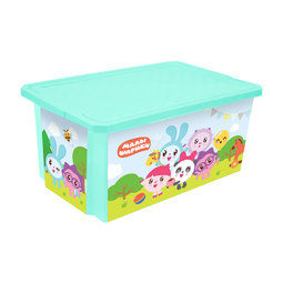 Ящик для хранения игрушек Little Angel X-Box Малышарики 17л