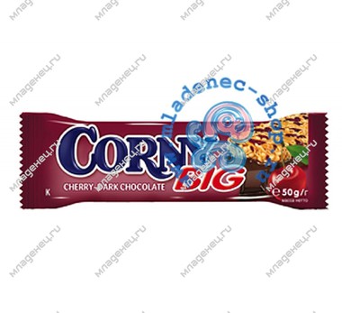 Батончик Corny Big Злаковый 50 гр С клюквой вишней и  темным шоколадом 0