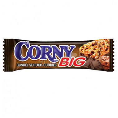 Батончик Corny Big Злаковый 50 гр С печеньем и темным шоколадом 0