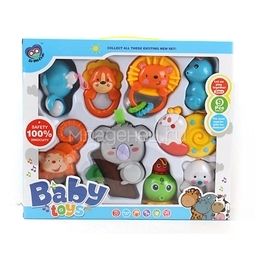 Погремушки-подвесы Baby Toys 9 игрушек в упаковке 100655220