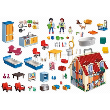 Игровой набор Playmobil Возьми с собой Кукольный дом 1