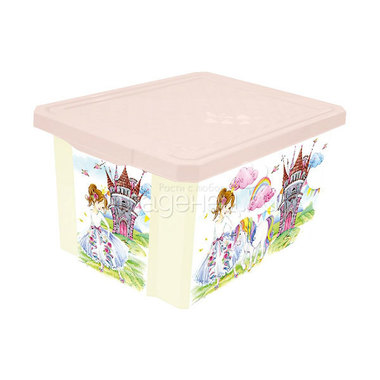 Ящик для хранения игрушек Little Angel X-Box Сказочная Принцесса 17л 0