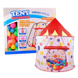 Игровая палатка YAKO Цирк с шарами 50 штук Y20206014
