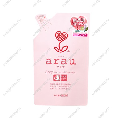 Шампунь Arau (Saraya) Для чувствительной кожи (запасной блок) 300 мл 0