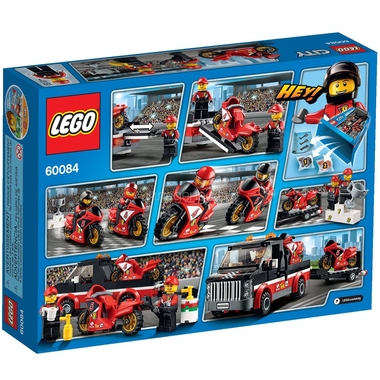 Конструктор LEGO City 60084 Перевозчик гоночных мотоциклов 1