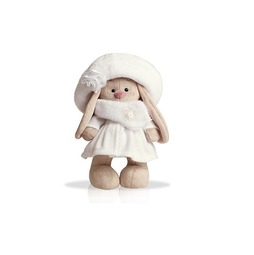 Мягкая игрушка Зайка Ми в белом пальто 31 см