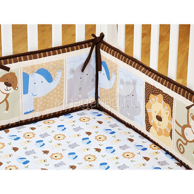 Комплект детского постельного белья Giovanni Shapito 7 предметов Leo Jungle 3