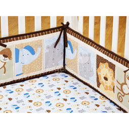 Комплект детского постельного белья Giovanni Shapito 7 предметов Leo Jungle