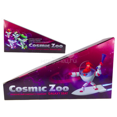 Самокат Cosmic Zoo Galaxy Seat с сиденьем Красный 2