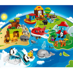 Конструктор LEGO Duplo 10805 Вокруг света В мире животных
