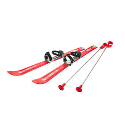 Лыжи детские Gismo Riders Baby Ski с палками и креплениями Красный
