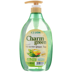 Средство для мытья посуды CJ Lion овощей и фруктов Chamgreen Зеленый чай 960 мл