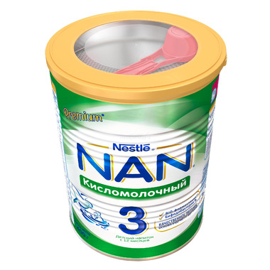 Детское молочко Nestle NAN Premium Кисломолочный 400 гр №3 (с 12 мес) 1