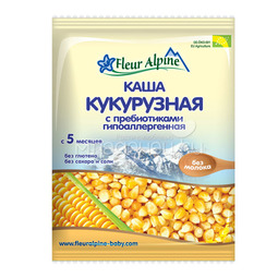 Каша Fleur Alpine Органик безмолочная 25 гр Кукурузная с пребиотиками (с 5 мес)