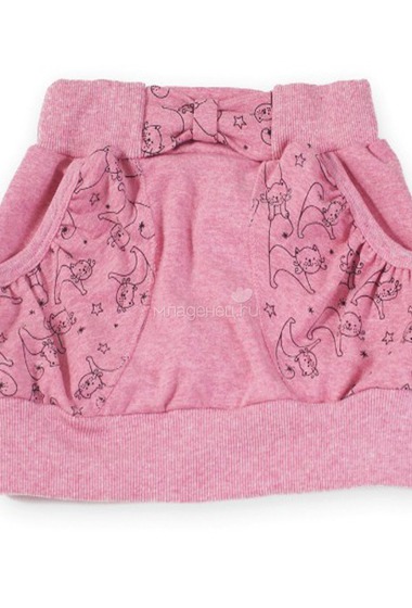 Юбка Soni Kids Cони Кидс с карманами Кошечка Фея, цвет розовый  0