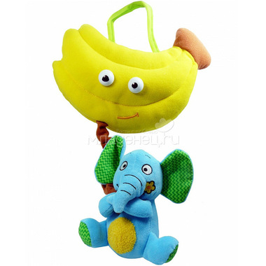Развивающая игрушка Biba Toys Слон и Банан 0