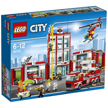 Конструктор LEGO City 60110 Пожарная часть 0
