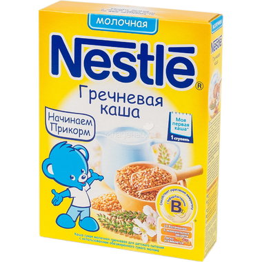 Каша Nestle молочная 250 гр Гречневая (1 ступень) 0