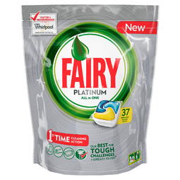 Капсулы для посудомоечной машины FAIRY Platinum All In One Лимон (37 шт)