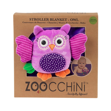 Одеяло Zoocchini с игрушкой Сова 0