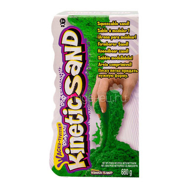 Кинетический песок Kinetic sand Зеленый 0