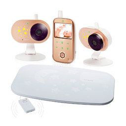 Видеоняня Ramili Baby RV1200X2SP с двумя камерами и монитором дыхания
