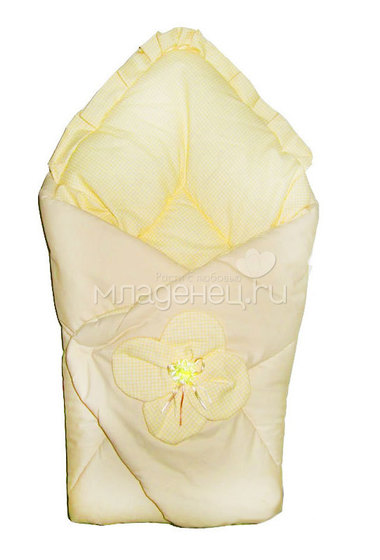 Одеяло-конверт на выписку Арго "Цветочек" 90*90 см  0